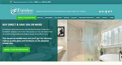 Desktop Screenshot of framelessshowerdoors.com